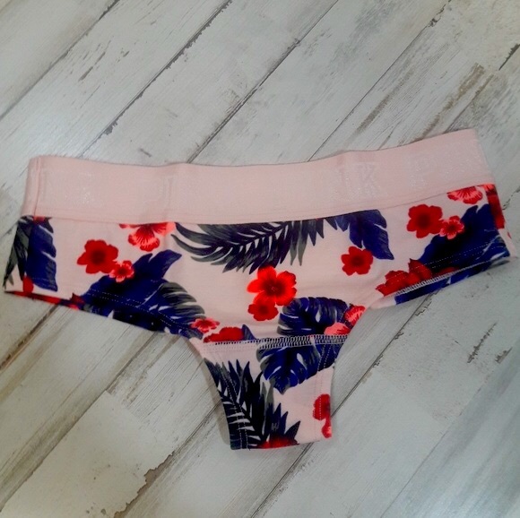 PINK Victoria's Secret Other - VS Pink Logo Cheeky Panties Euphoria Floral